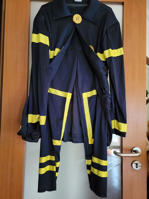 Disfarce carnaval Bombeiro adulto.