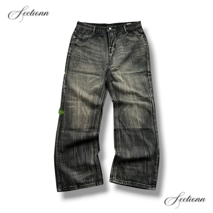 Bootcut archive washed jeans opium levis 512 черные буткат прямые клеш