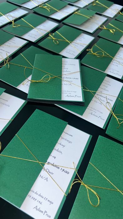 Zaproszenia na ślub komunię urodziny 18