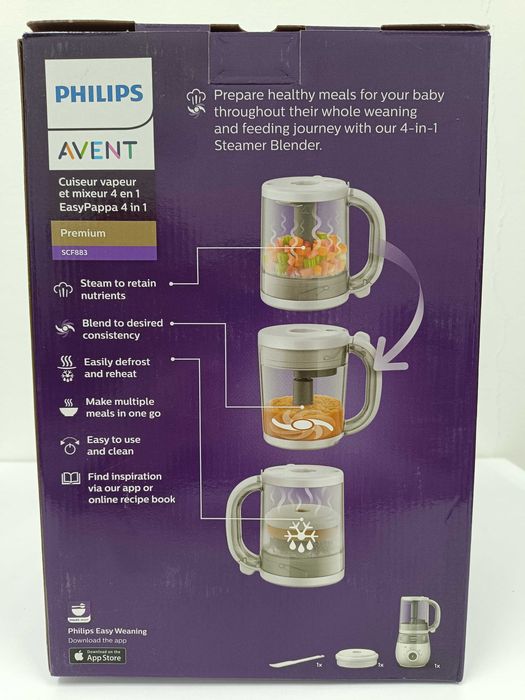 Philips Avent Premium 4w1 Parowar Blender