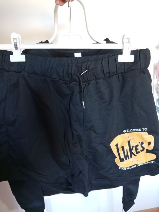Conjunto calções + camisola XL Lukes Café Gilmore Girls NOVO