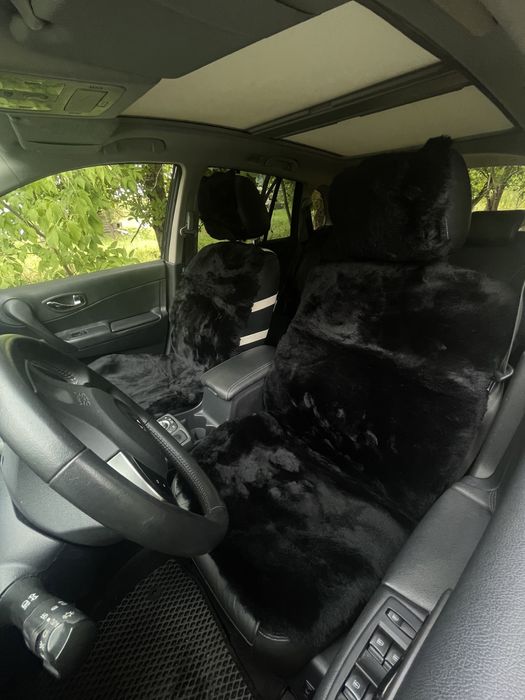 Авточехол із натуральної овчини, меховой чехол, накидка на автокрісло