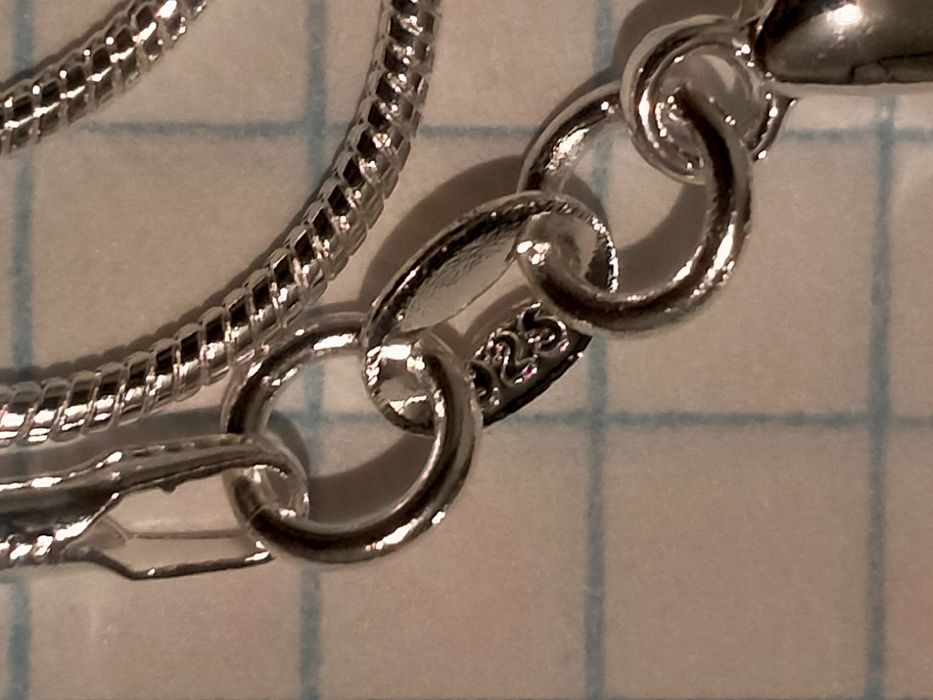 925 унісекс  Срібний ланцюжок без кулона