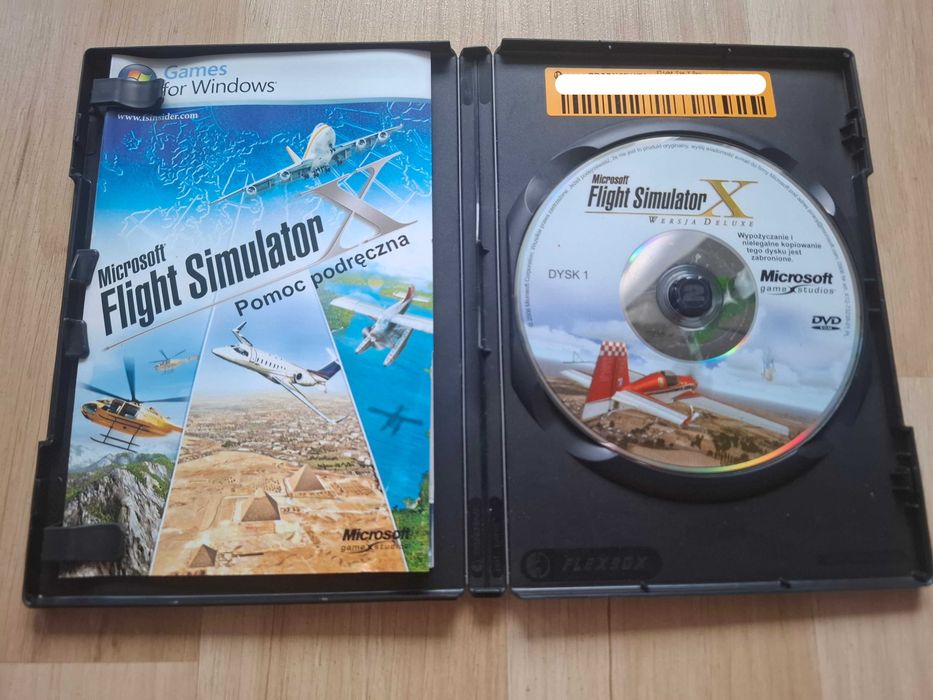 Microsoft Flight Simulator X Deluxe PC PL DVD klasyk lotnictwa