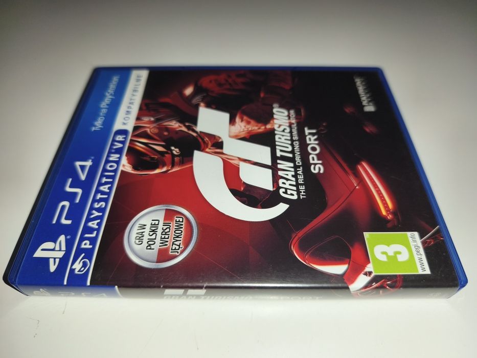 Gra Ps4 Gran Turismo Sport VR PL gry PlayStation 4 Crash Spyro Sonic