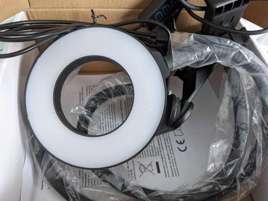 Lampka LED selfie z uchwytem na telefon