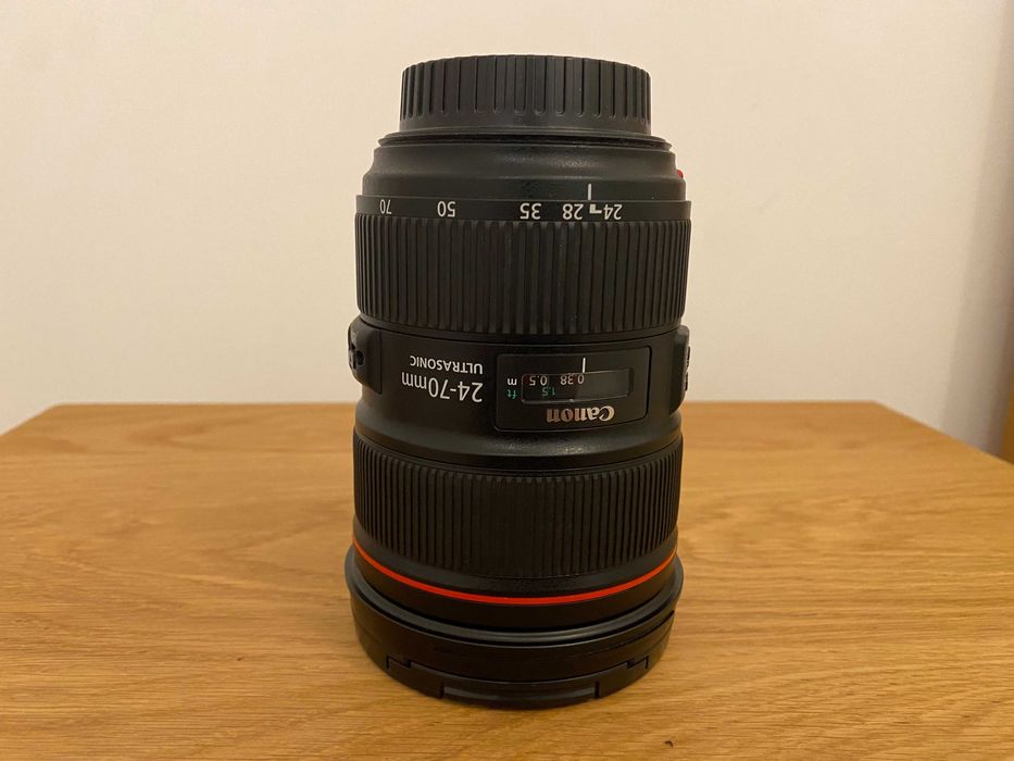 Canon 5D Mark IV com lentes 24-70mm e 50mm