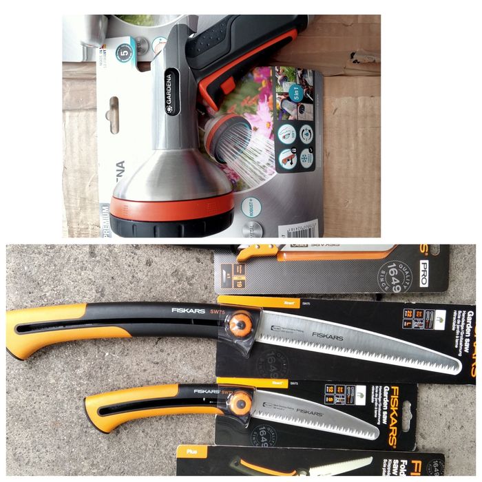 Pistolet wielofunkcyjny Gardena piłka do gałęzi fiskars sw73