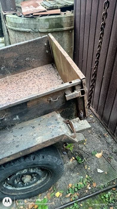 Продам терміново самоскидний причеп мінітрактора Т-012. Підходить для мотоблоку!.ь