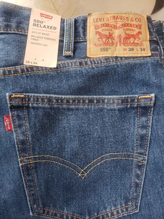 Levi's 550 STRAUSS LEVIS oryginalne spodnie  W 38 L 34