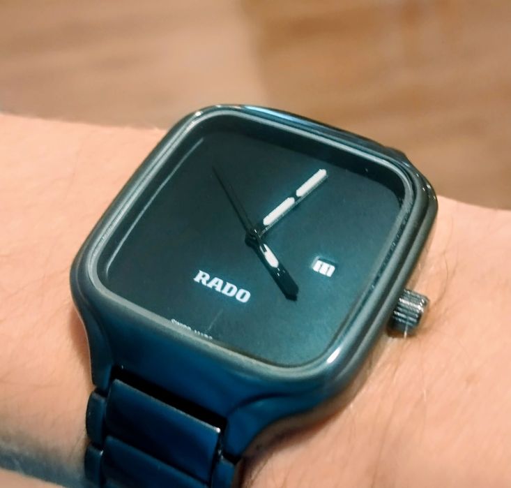 Zegarek męski Rado True Square yoy high-tech ceramiczny