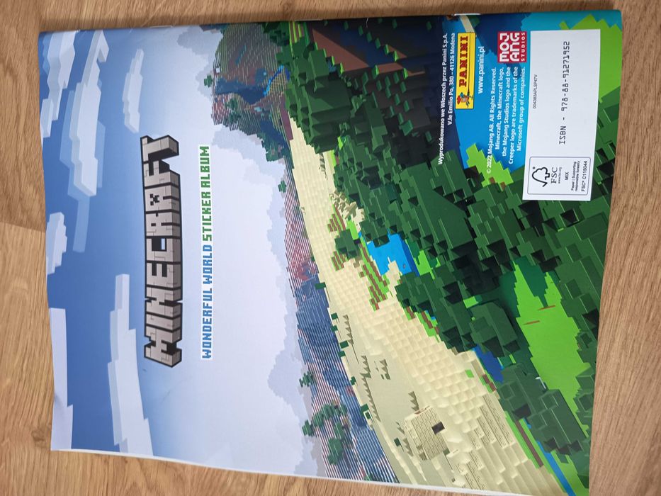 Album z naklejkami Minecraft 2