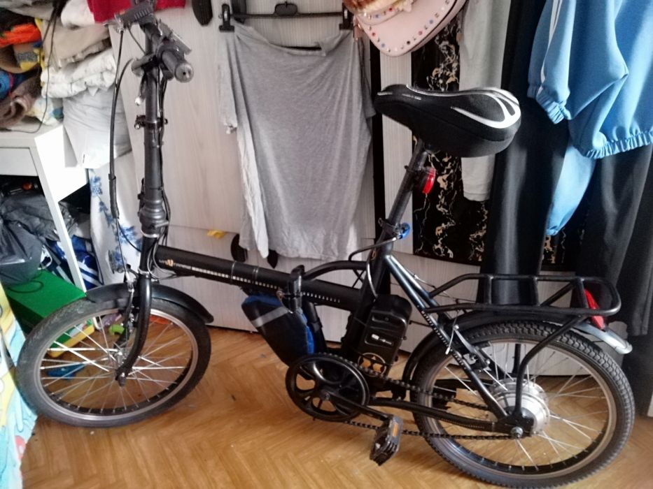 Sprzedam Rower Składany koła 20' Elektryk silnik 250w bateria 6ah