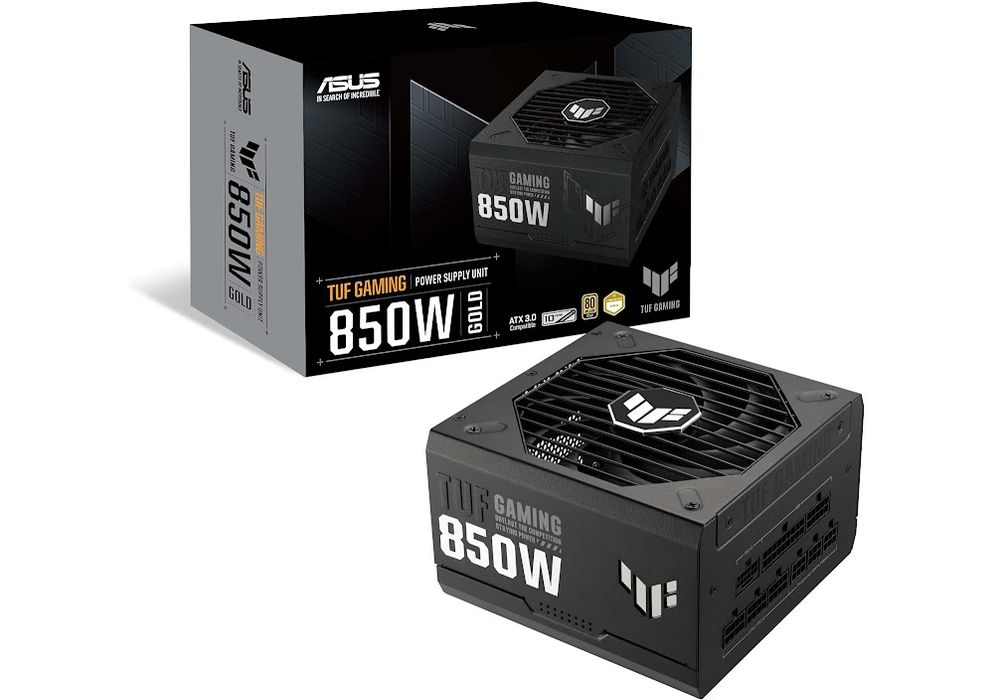 Блок живлення ASUS TUF Gaming 850W Gold (ATX, 850 Вт, 80 PLUS Gold, повністю модульний) (90YE00S2-B0NA00)