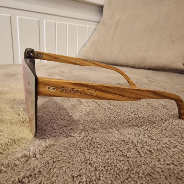 Okulary gepetto drewniane