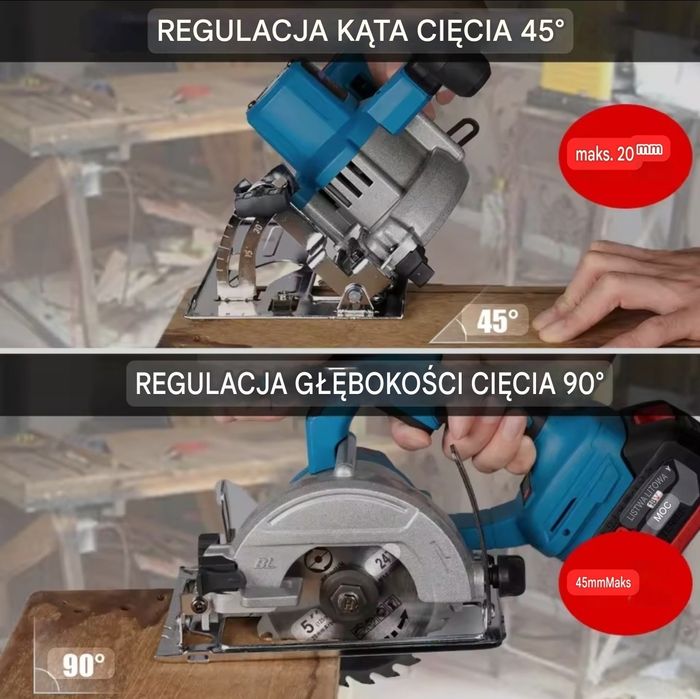 Piła tarczowa na bat makita