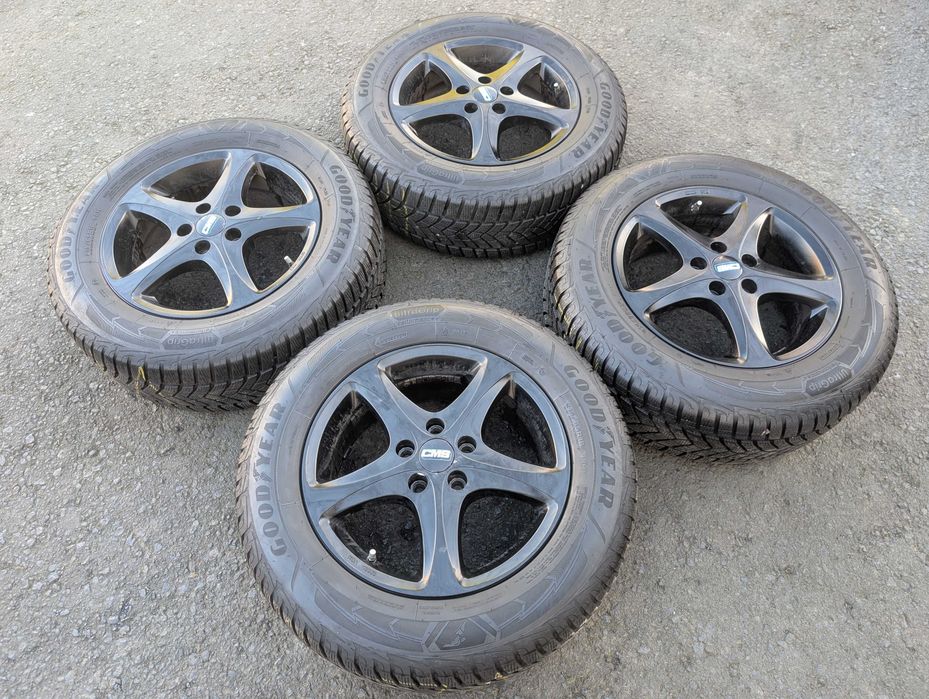 Komplet kół CMS Ford Kuga 6,5jx16 et50 215/65 r16 goodyear zima