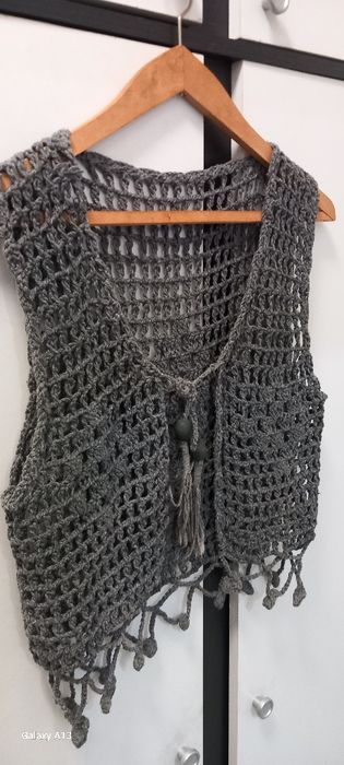 Ażurowe bolerko (narzutka)