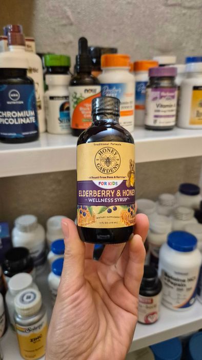 Zand, для дітей, сироп бузини й мед, 118 мл