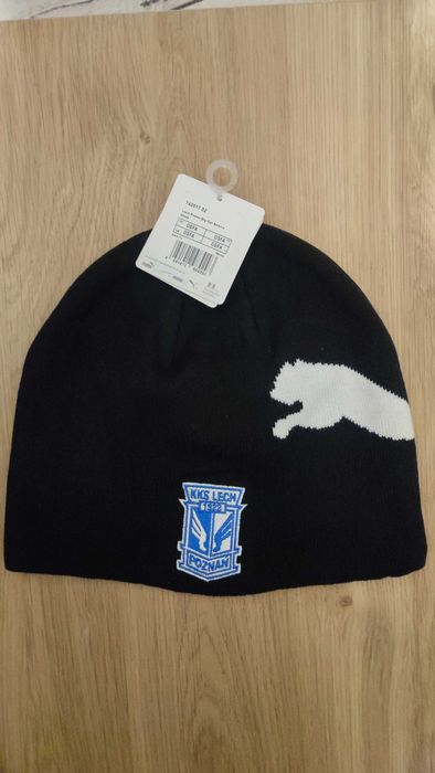 Czarna czapka PUMA LECH POZNAŃ dla prawdziwego kibica