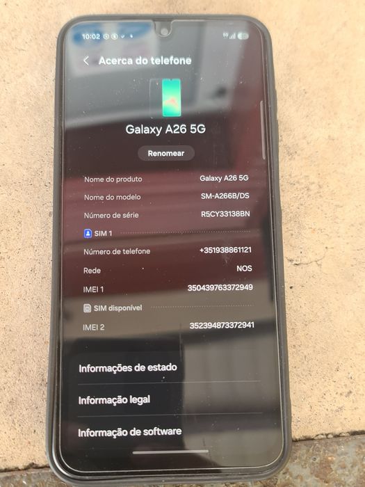Samsung A 26 5G como novo