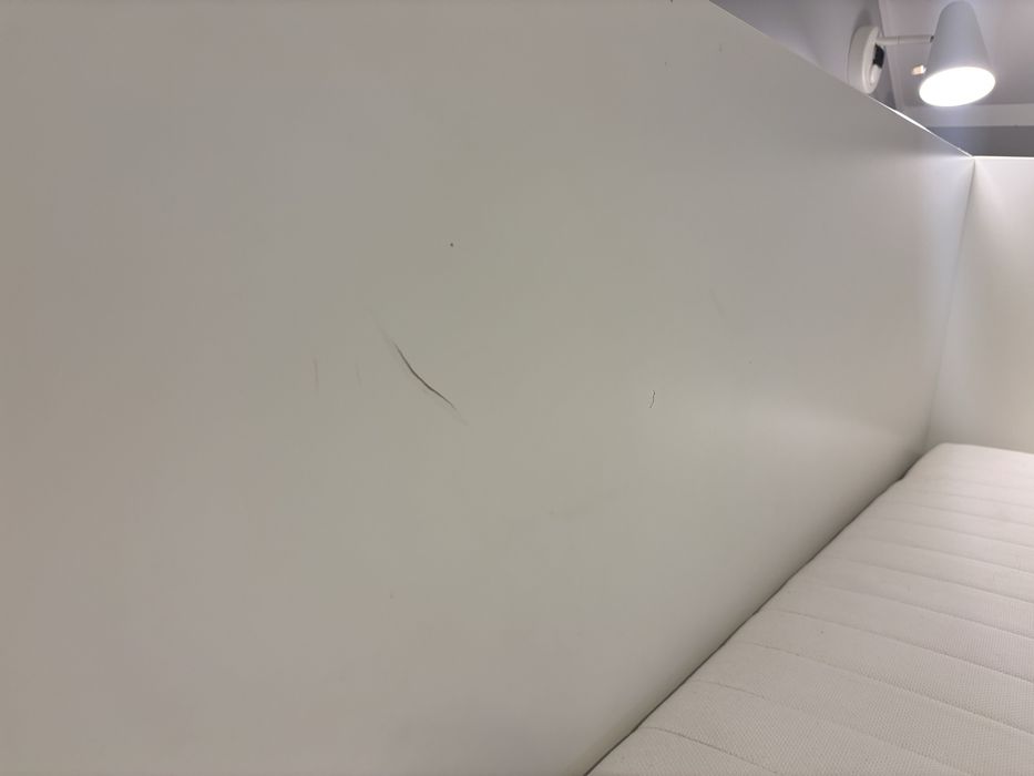 IKEA Łóżko podwójne z łóżkiem wysuwanym i materacami