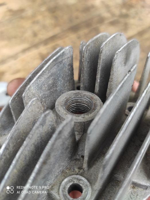 Oryginał cylinder głowica Romet Komar sztywniak G12 nominał 8.88