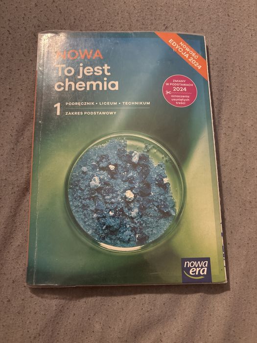 Nowa era to jest chemia 1 dla liceum i technikum zakres podstawowy