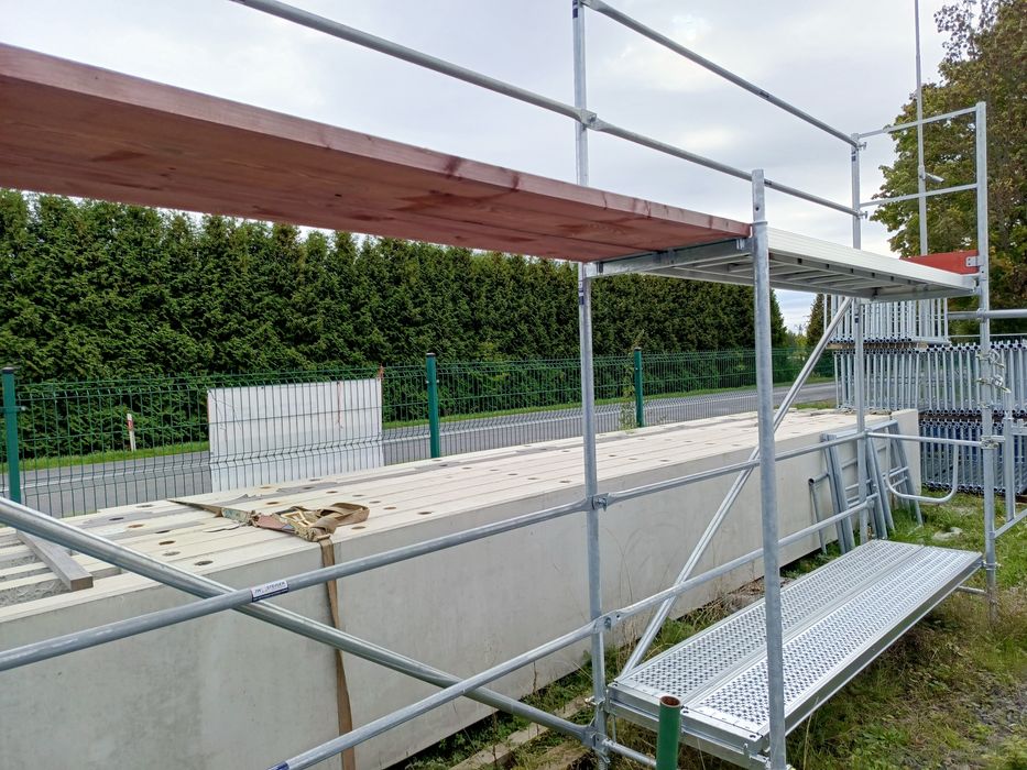 Rusztowanie elewacyjne ramowe plettac poznańskie  wszystkie elementy