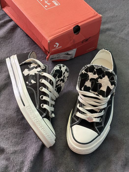 Converse Chuck 70 Black Hand Custom Chrome Hearts Rozmiar Size 41 Rick Owens Balenciaga Vetements Gucci