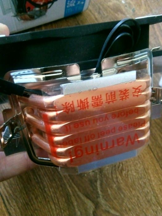 Куллер кулер Снеговик Snowman 6- ть тепловых трубок, вентилятор 120 мм ...