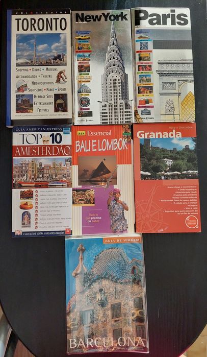 Guias de viagem diversos.