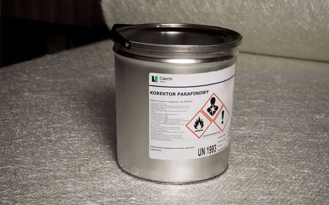 Korektor parafinowy 5kg żelkot by się nie kleił topkot poliestrowy