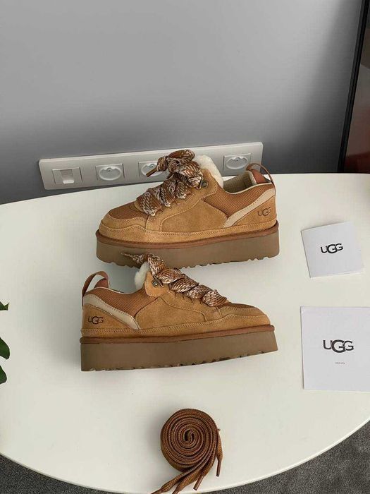Уггі UGG Lowmel Sneaker Platform Chestnut premium угги