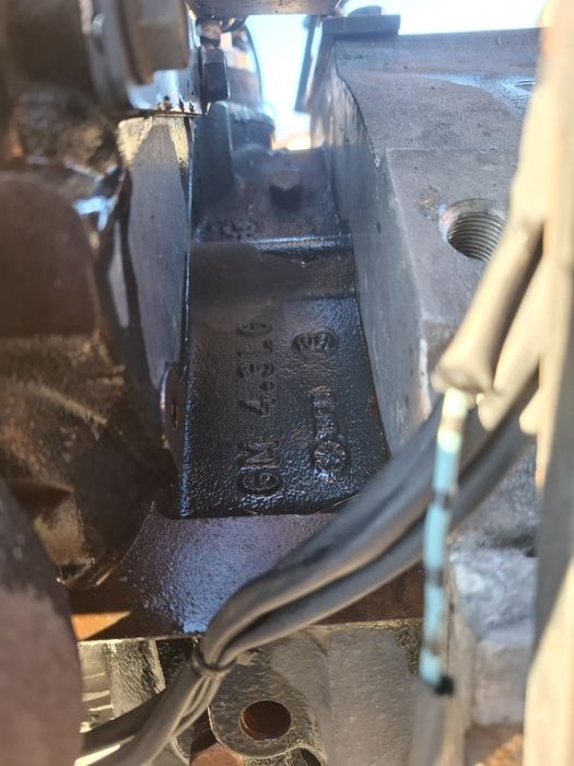 Silnik v6 vortec GM 4.3 wózek maszynowy v 6 wentylator  alternator
