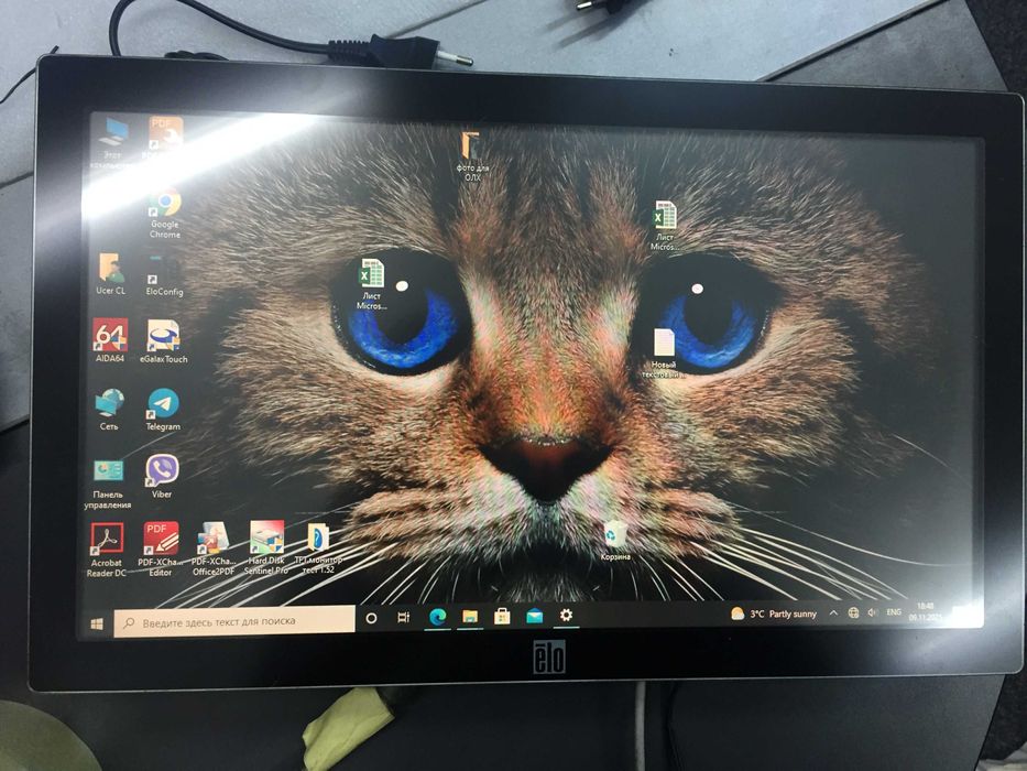 сенсоний монітор екран від відомого бренду ELO 19" кількість Гарантія