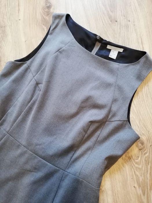 Sukienka, bezrękawnik office H&M, r. 44