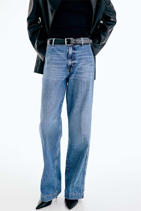 Spodnie dżinsowe 38 nowa kolekcja Wide High Waist Jeans PROMOCJA