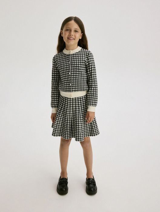 Reserved J.Nowy Sweter Dziewczęcy! Pepitka! Wiskoza! Roz.158!