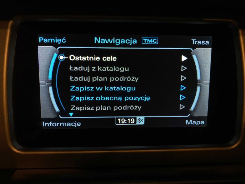Menu Polskie Nawigacja AUDI MMI 3G A8 A7 A6 A4 A5 USA