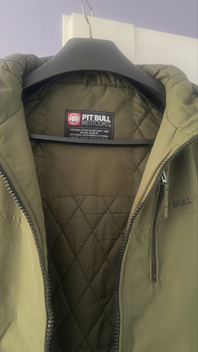Kurtka Pit Bull zimowa Spinnaker II  oliwkowa jak nowa
