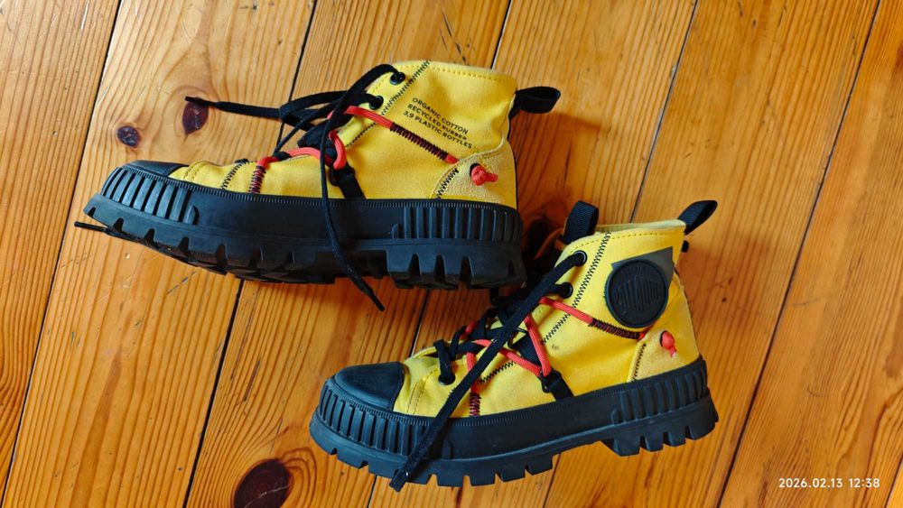 Palladium Trapery Pallashock Re-Craft żółte rozm. 36