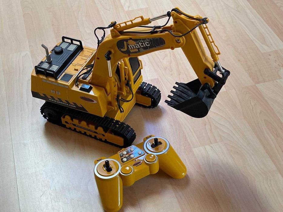 Koparka sterowana pilotem, zabawka dla najmłodszych