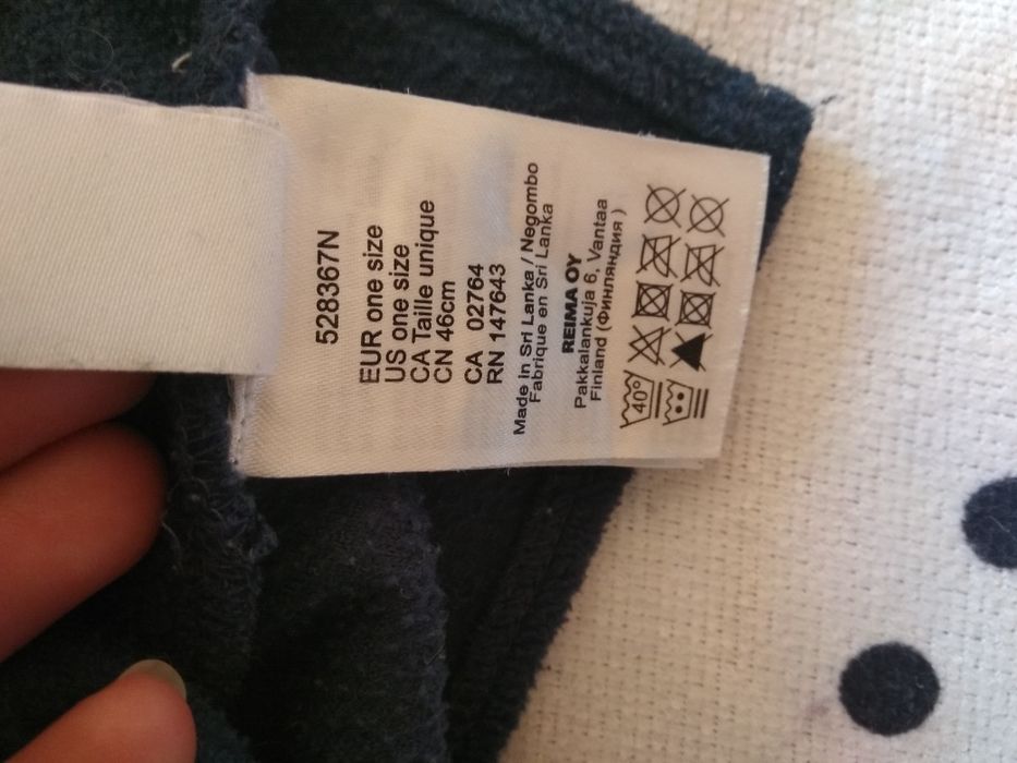 Komin polarowy granatowy rozmiar uniwersalny Reima