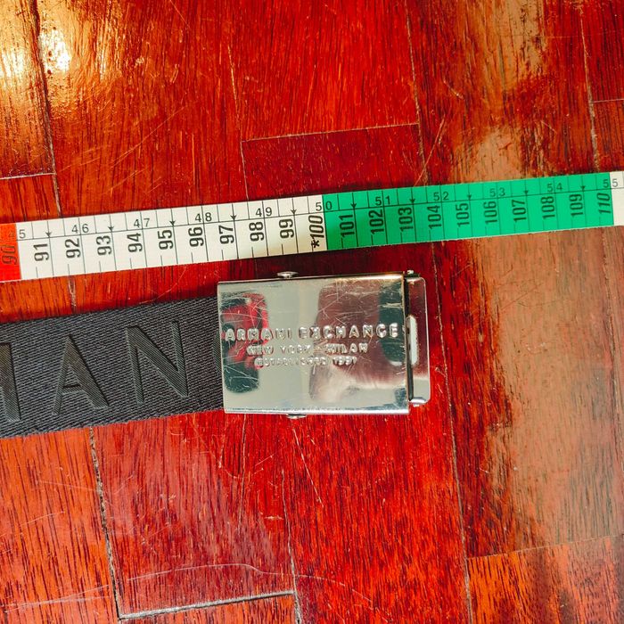 Cinto Armani Exchance preto 103 cm