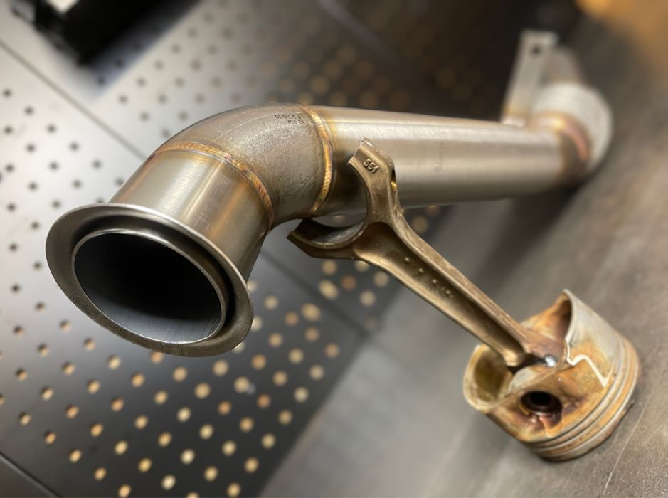 Downpipe 2,5” BMW e60, e61 n47 177km