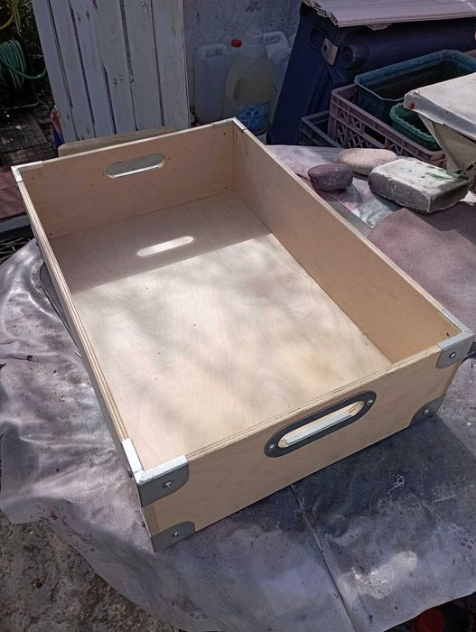 Caixa Arrumação Madeira