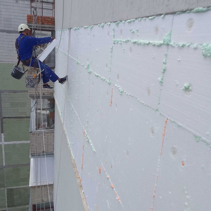 Висотні роботи, альпіністи, высотные работи,  утепление ремонт швов