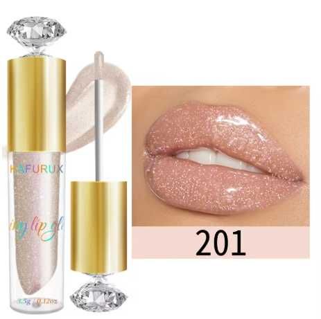 Brilho Labial Líquido 9 Cores – Hidratação e Glitter