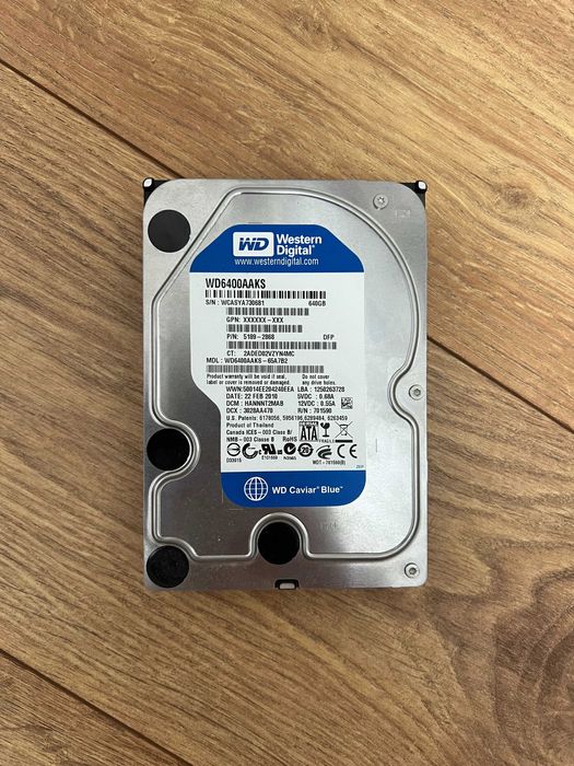 Жорсткий диск Western Digital 3 .5 HDD 640GB WD Caviar SE16 WD6400AAKS